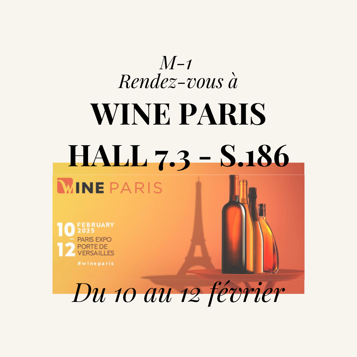 Rendez-vous à Wine Paris !